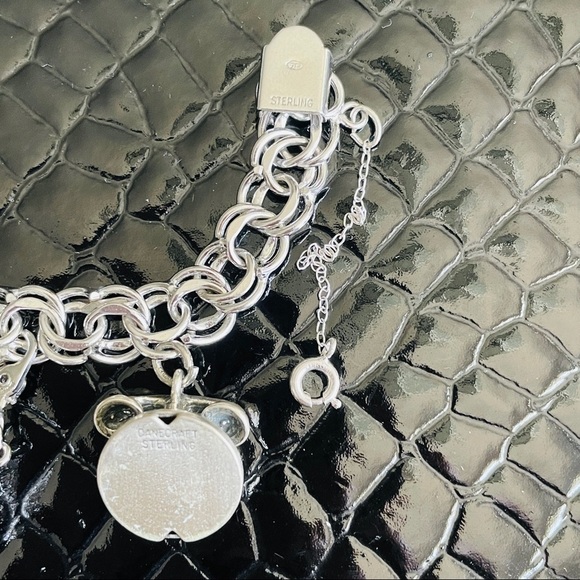 Sterling Silver Bracelet W/ 9 Charms by Danecraft, Monet, Wells SPORTS A… - Picture 7 of 10